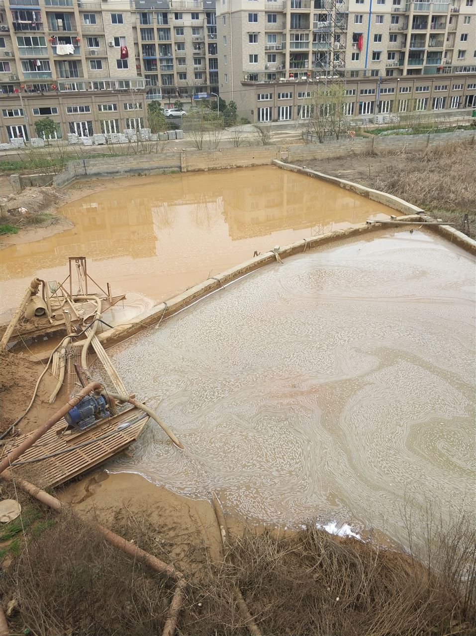 上高沉淀池淤泥清理-厂区废水池淤泥清淤