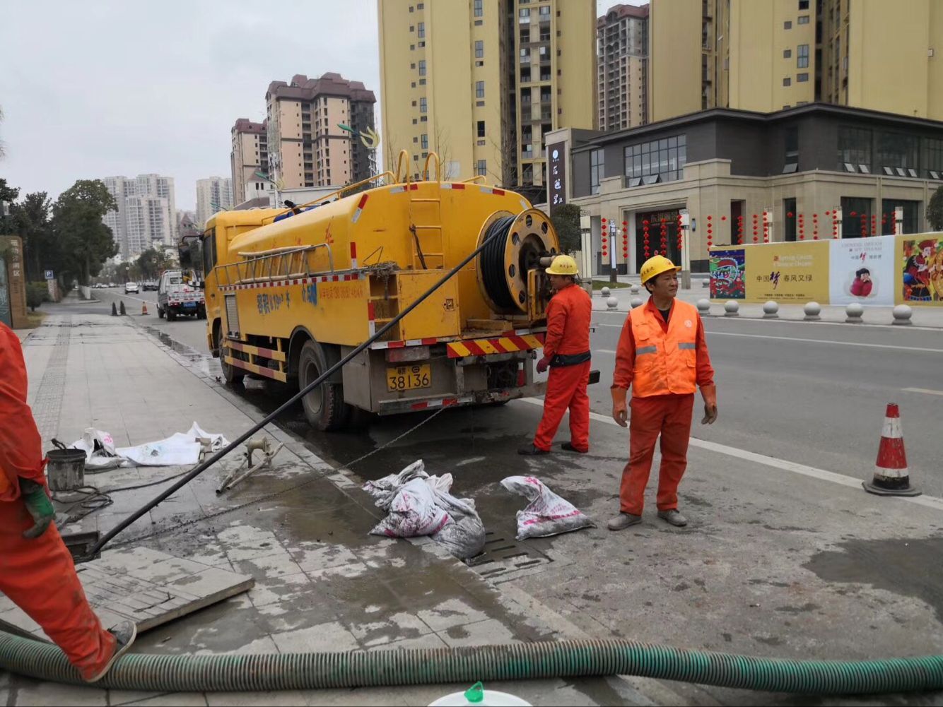 上高排污管道清淤-管道清洗
