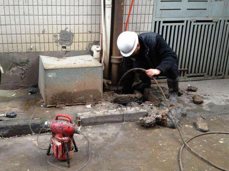 上高疏通下水道-洗菜池疏通